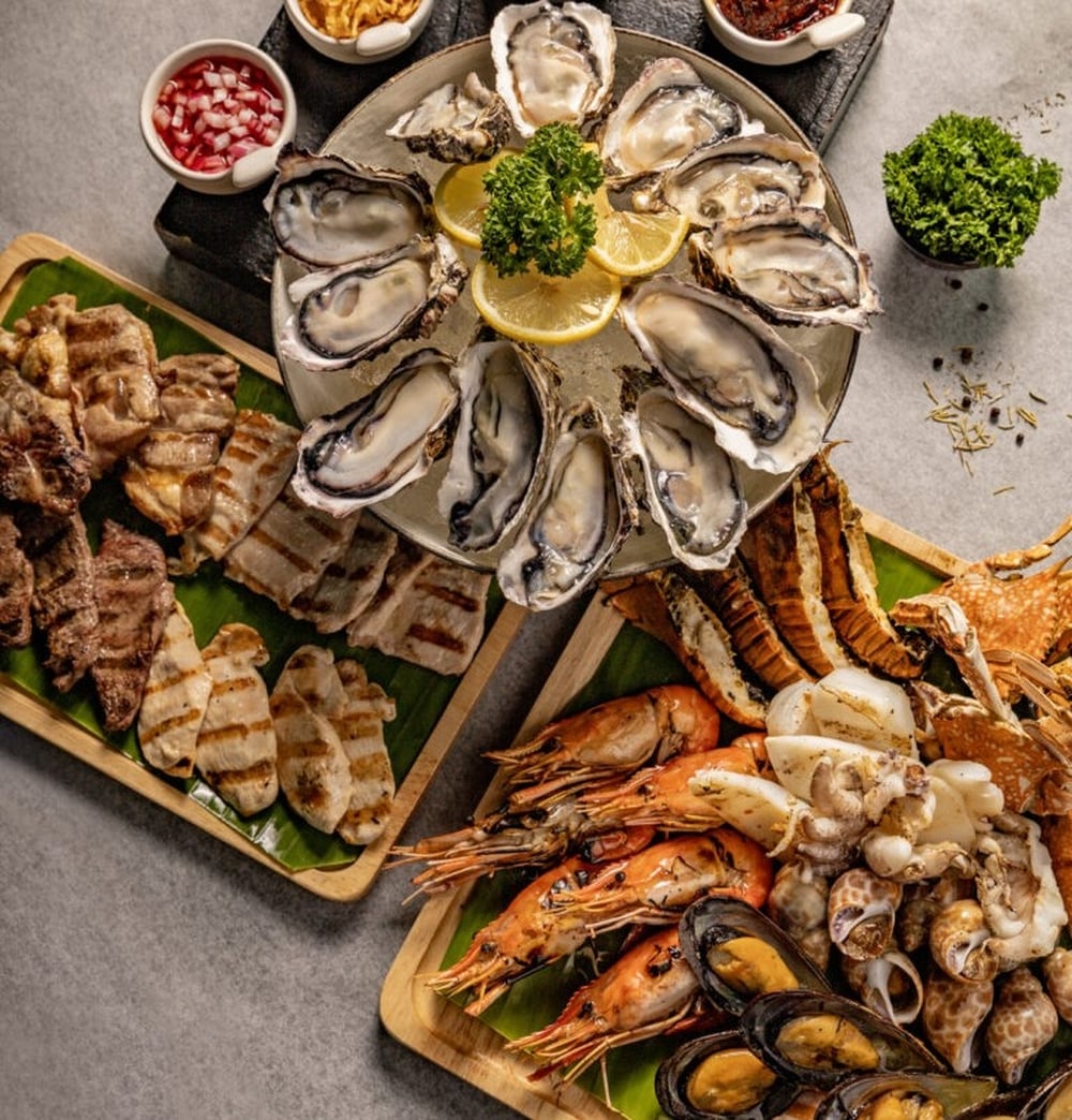 Buffet at Big Fish Restaurant by Siam@Siam Design Hotel Pattaya dining experience in Pattaya