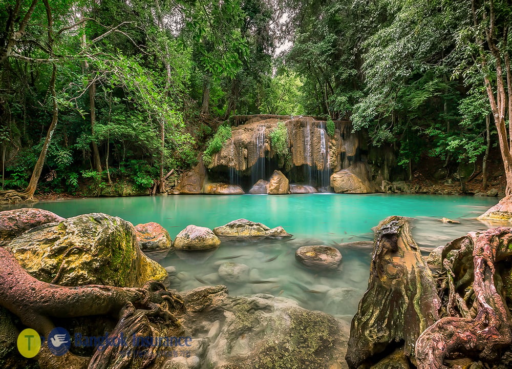 [Bangkok] Erawan National Park & Rock Valley Herb Hot Spring Tour tour in Kanchanaburi