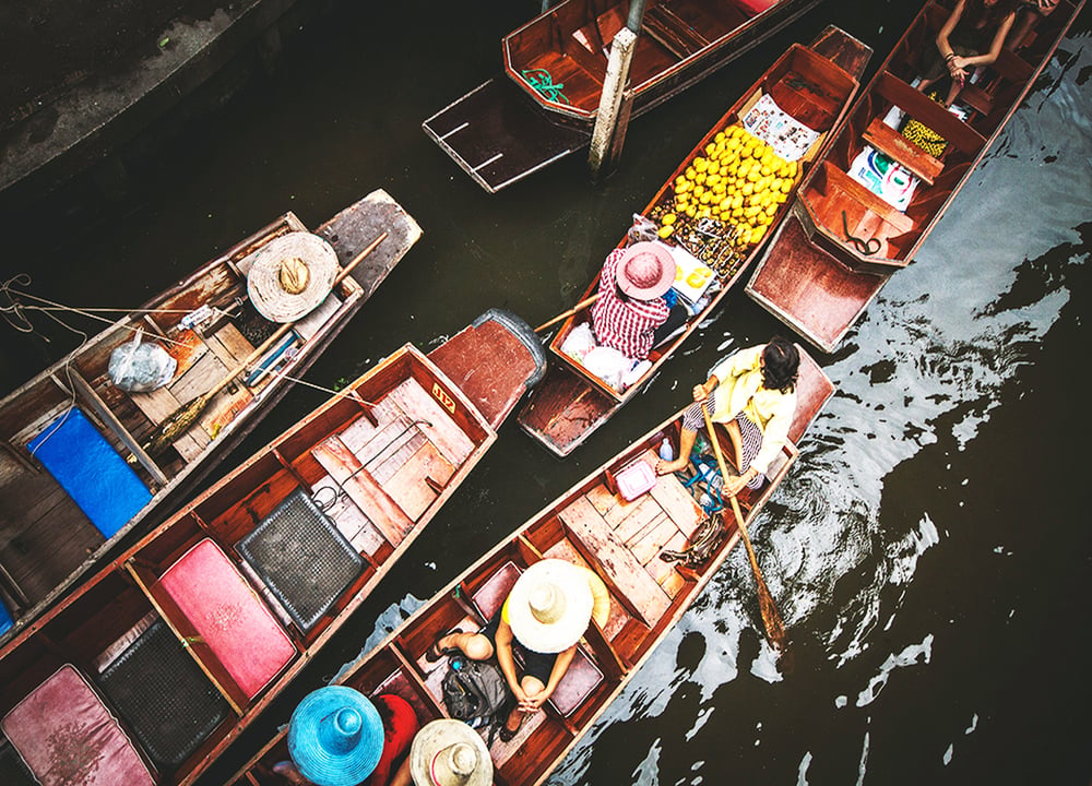 New Damnoen Saduak Floating Market Half Day Tour tour in Day trips from Bangkok