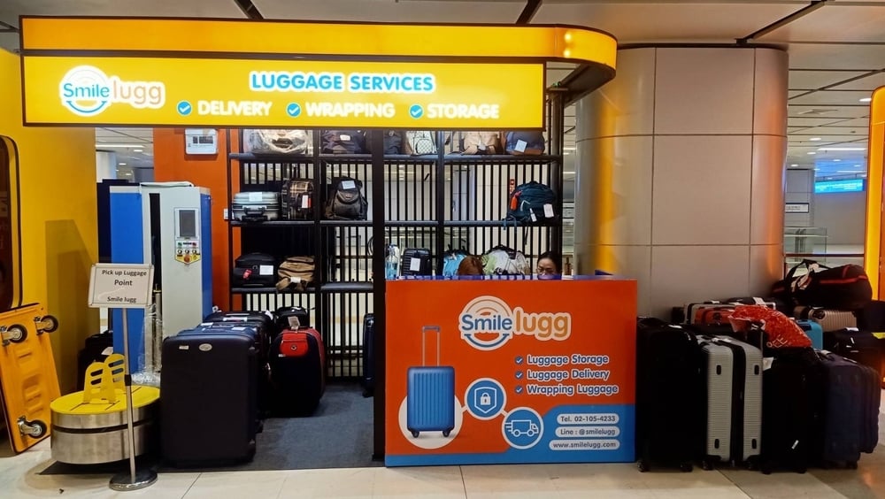 [Bangkok] Smile Lugg storage and Delivery attraction in Thailand luggage delivery and storage