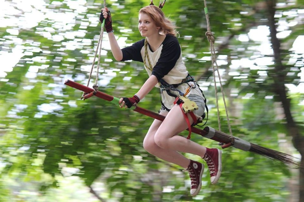 Tree Top Adventure Park Kanchanaburi tour in Kanchanaburi