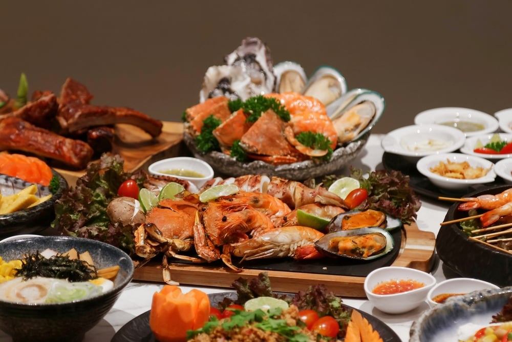 그랑데 센터 포인트 스페이스 파타야 오르빗 레스토랑 뷔페