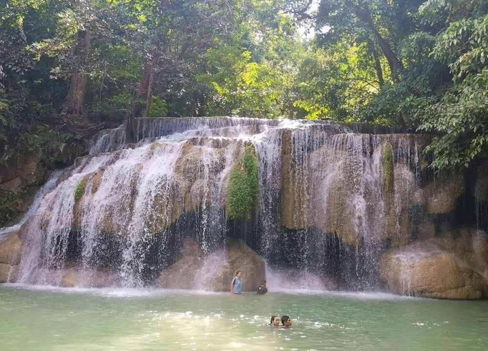 Elephant World Sanctuary and Erawan Waterfall One Day Tour tour in Kanchanaburi