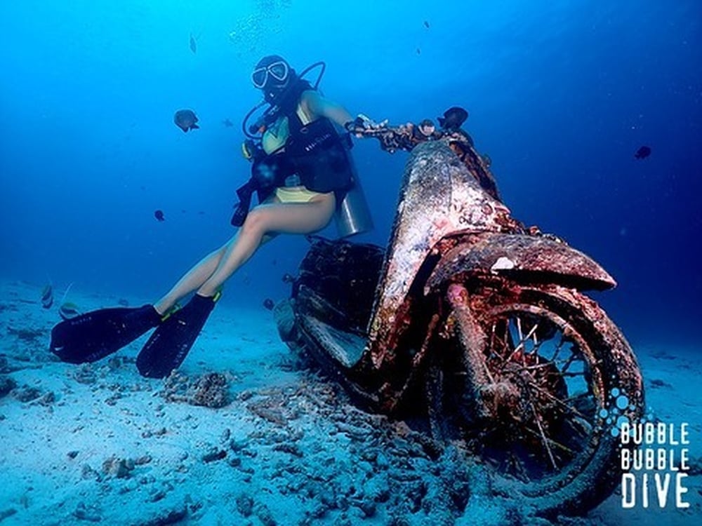 Racha Yai Island Diving Experience tour in Phuket scuba trips and courses
