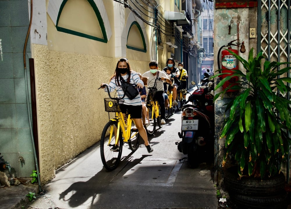 Tour 6 Co By Night (Co van Kessel Bangkok) tour in Bangkok cycling tours