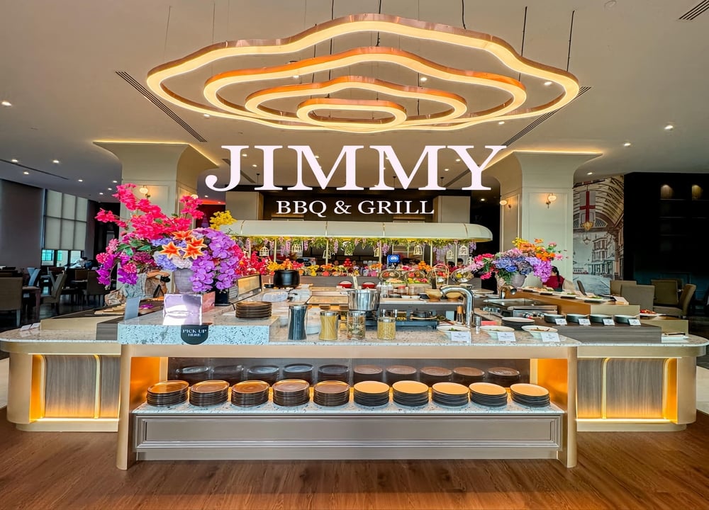 Buffet at Jimmy BBQ & Grill by Grand Palazzo Hotel Pattaya dining experience in Pattaya