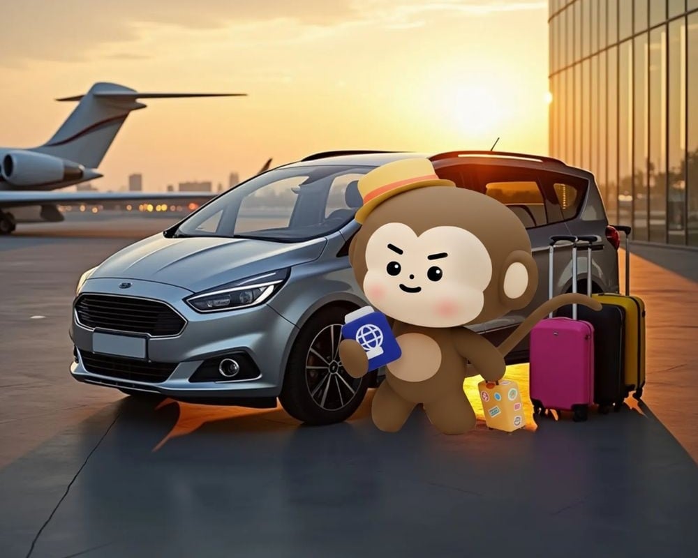 [CAR] Kansai International Airport(KIX) → Osaka City (AIRPORT PICKUP) tour in Kansai Airport and Osaka