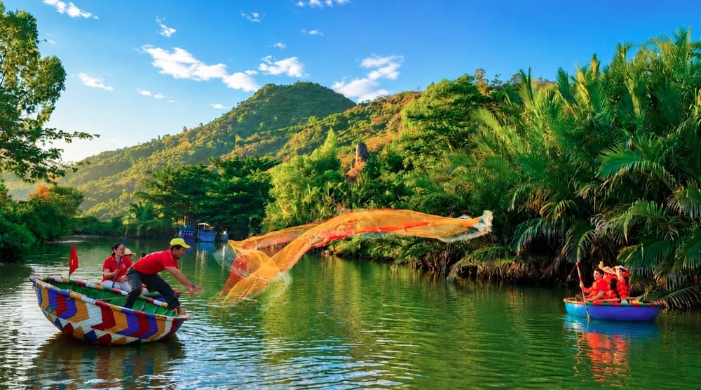 [Phu Quoc] [Car] Vietnam Cooking Class & Basket Boat+Private Car