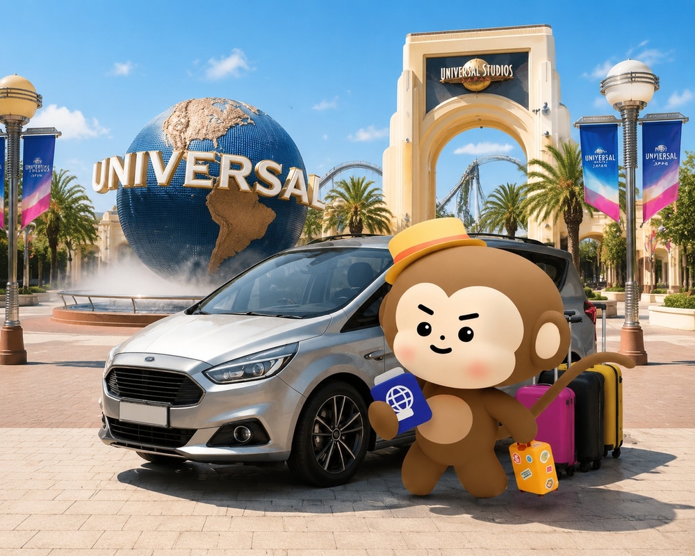 USJ private car 1w or 2w