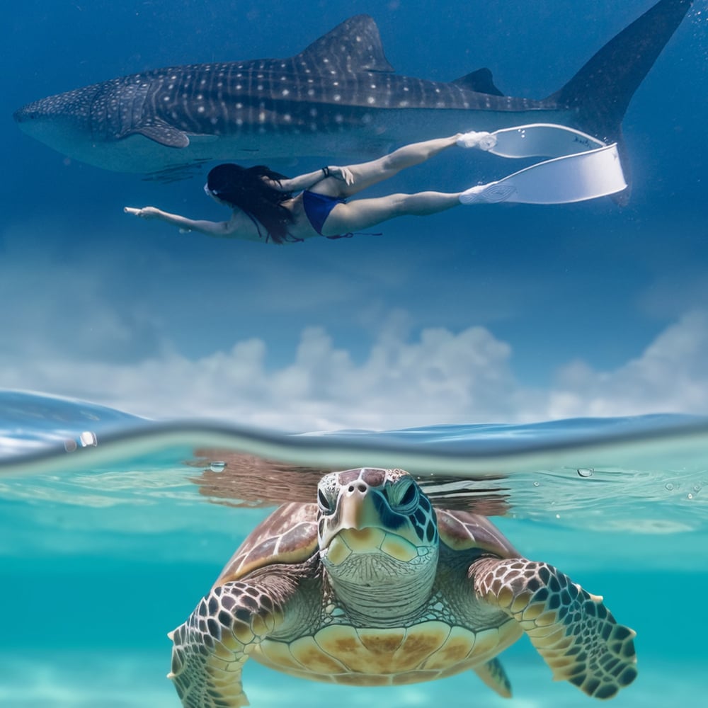 Cebu Oslop Whale Shark Fast Track Kawasan Canyon Moalboal All-in-One Day Tour Collection