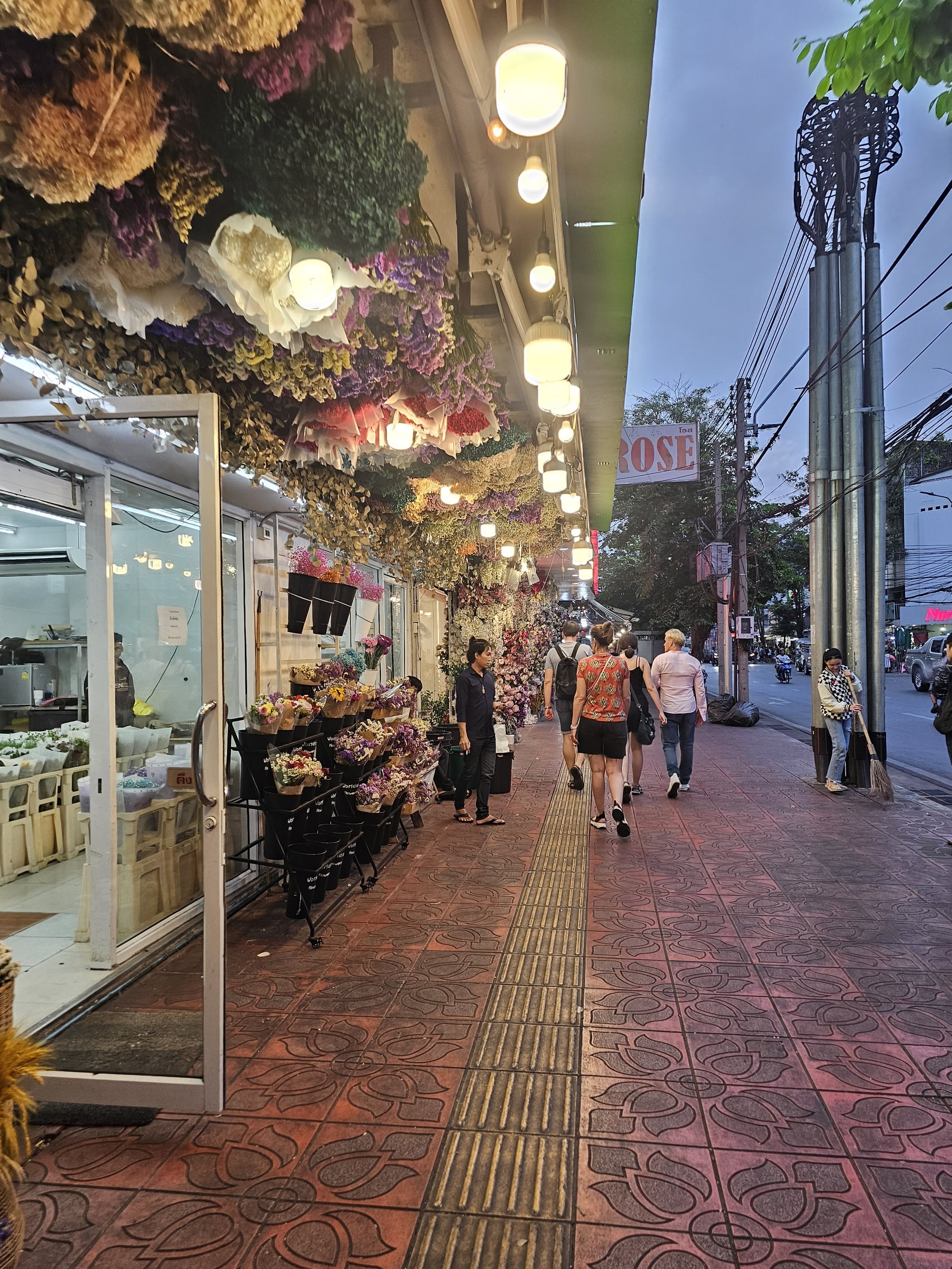 빡끌렁 꽃시장